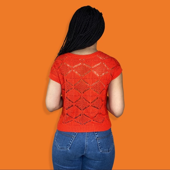 Button Up Open Knit Sweater - Picture 4 of 4